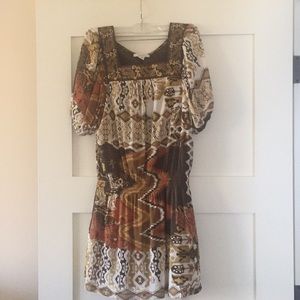 Multi shades of brown and gold